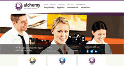 Desktop Screenshot of alchemyrecruitment.co.uk